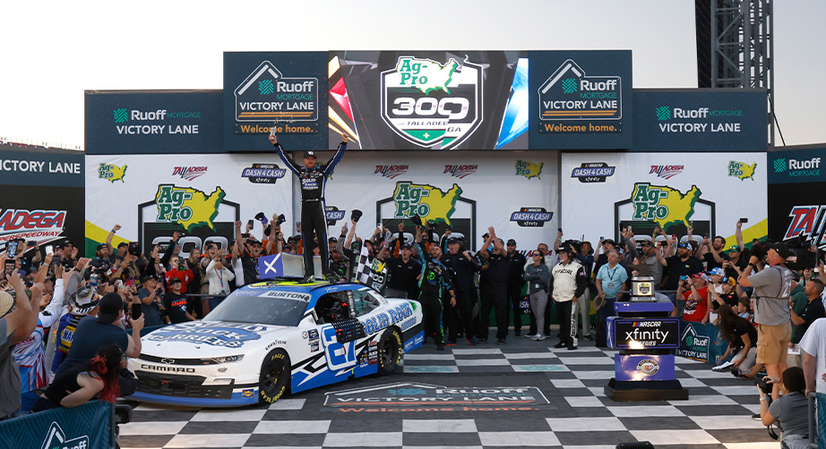Jeb Burton Wins Action-packed NASCAR Xfinity Series Ag-Pro 300 at