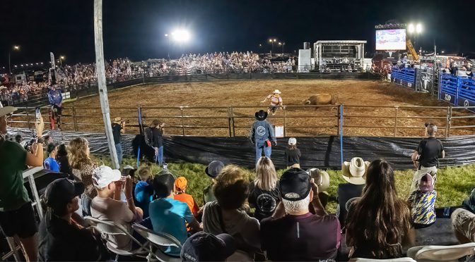 Featured Image for Ride Em Cowboy! Bull Riders From Across the U.S. to Compete in Ride The Lightning in Talladega Superspeedway Infield During NASCAR Playoffs Weekend