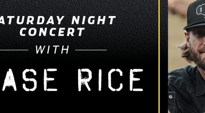 Featured Image for Multi-Platinum Country Artist Chase Rice to Perform Saturday Night Infield Concert (Oct. 1) at Talladega Superspeedway during NASCAR Playoffs Weekend