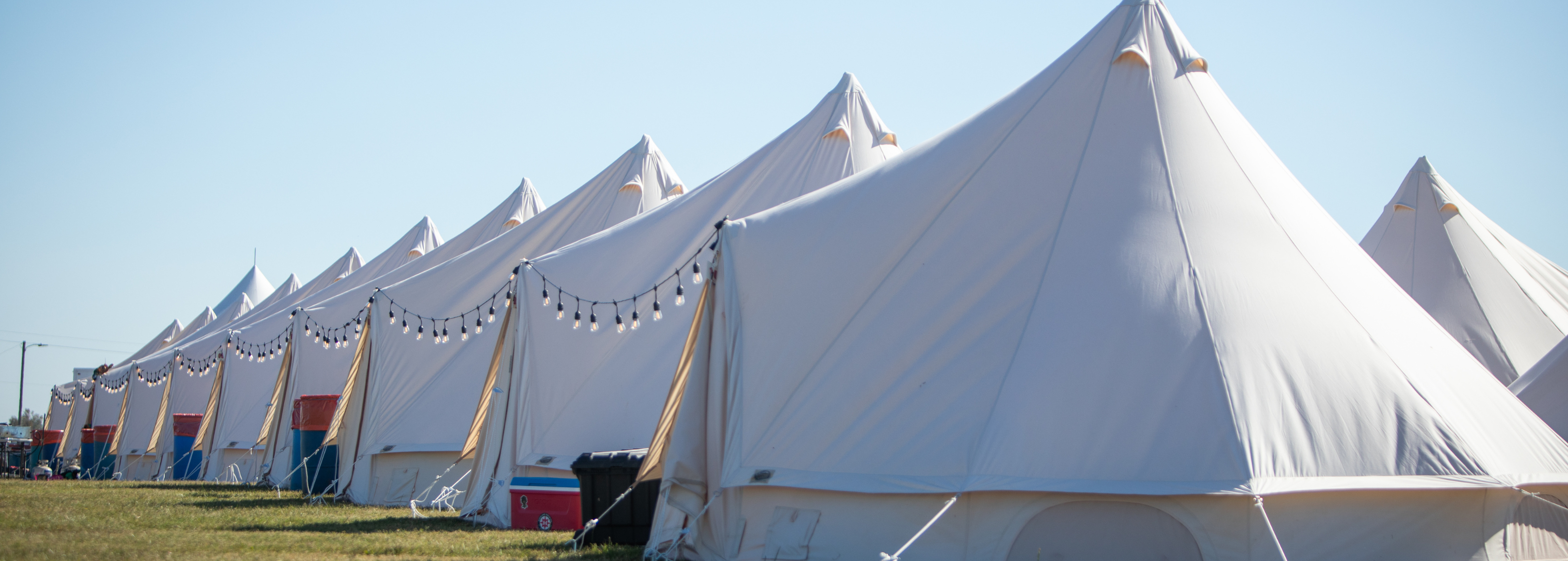 Talladega Superspeedway premium glamping interior
